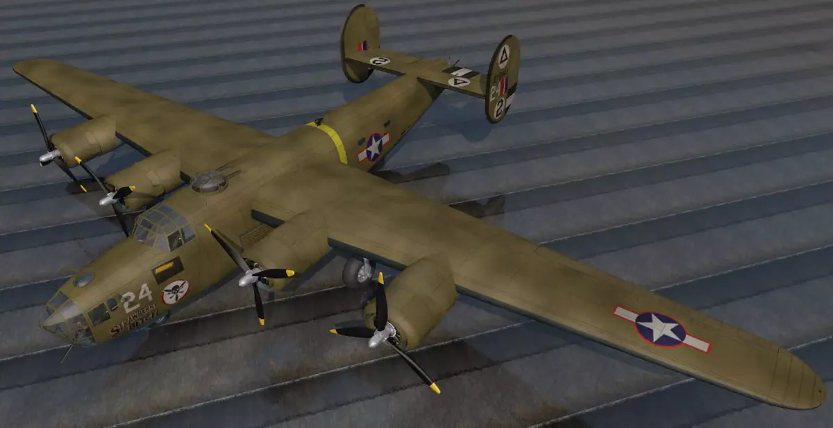 Consolidated B-24D Liberator 3D model