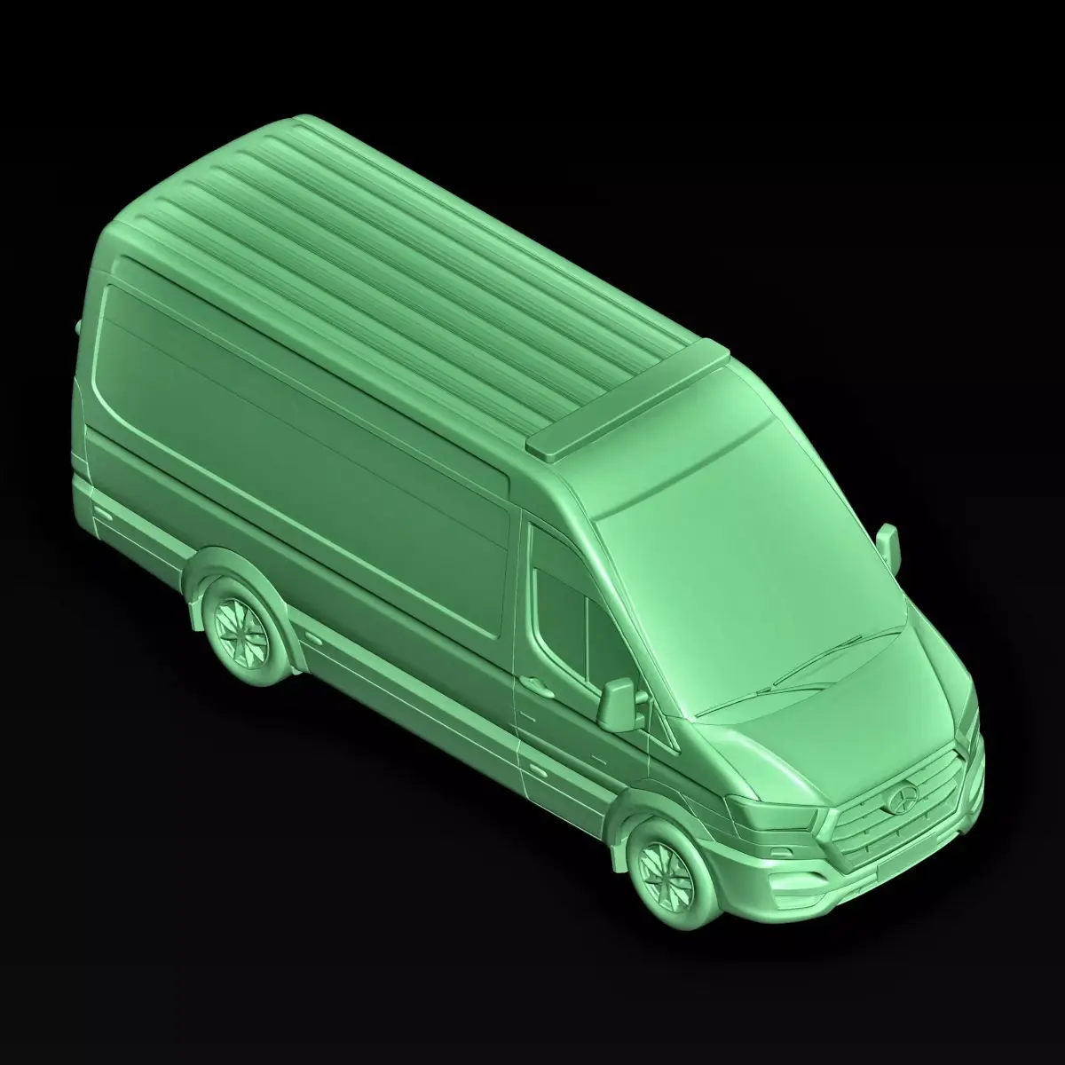 ambulance vehicle 3D print model