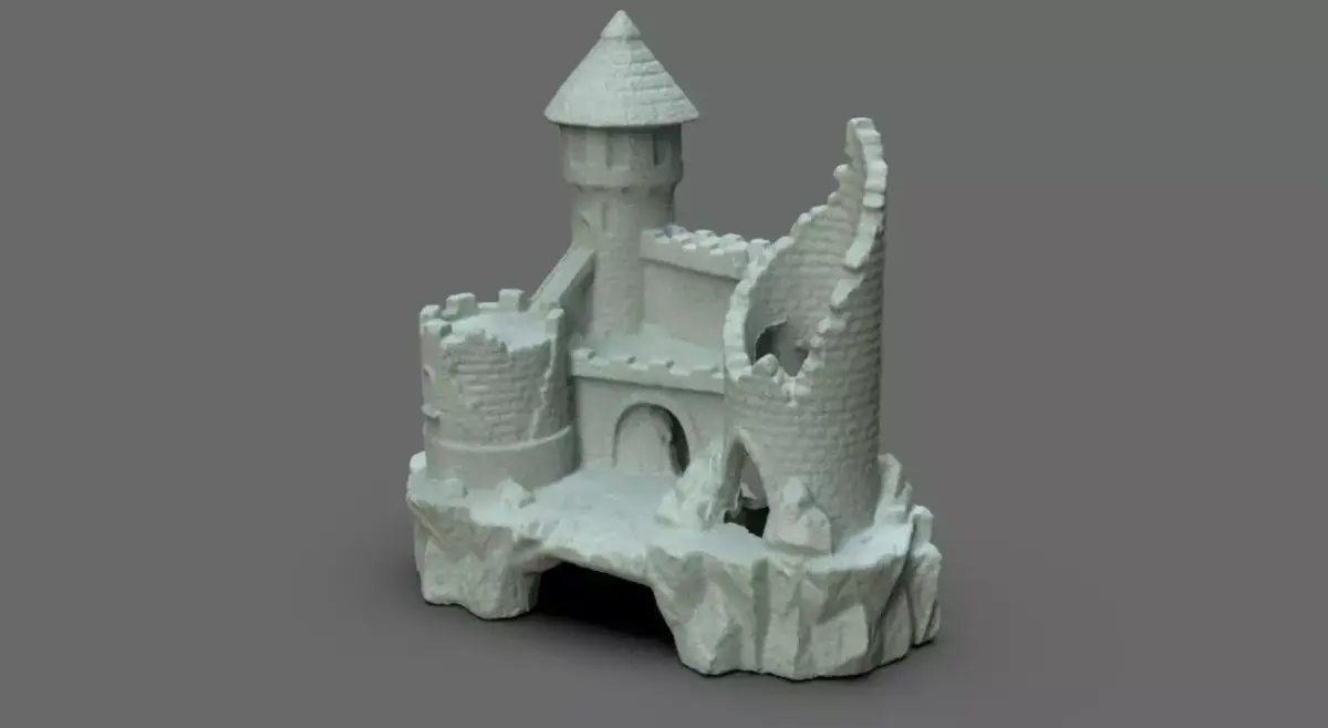 Fish Castle 3D model