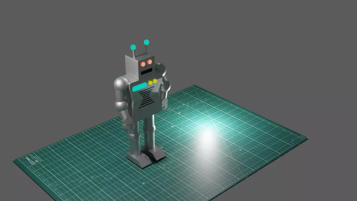 Trunk Robot 3D model