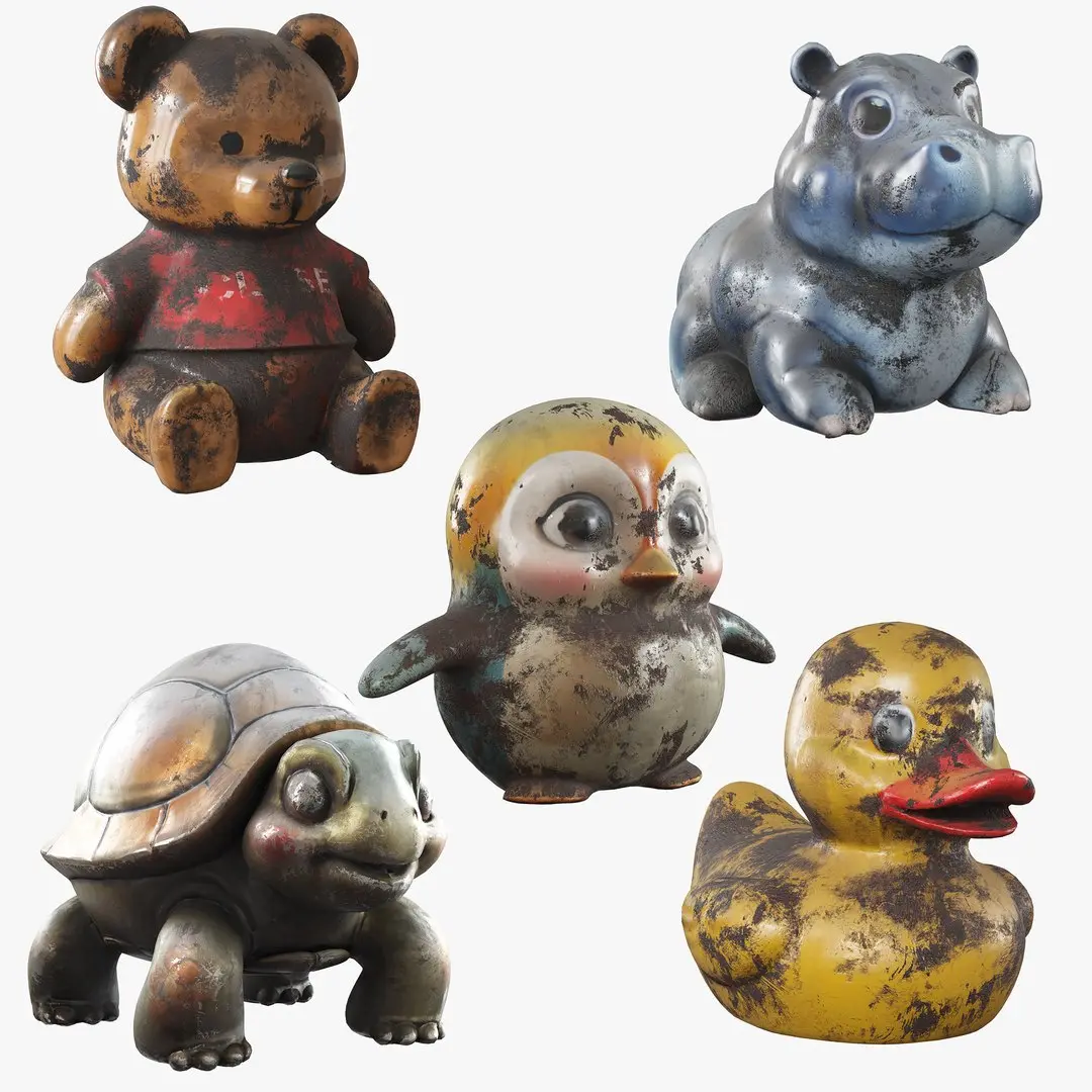 Old Toys 3D model