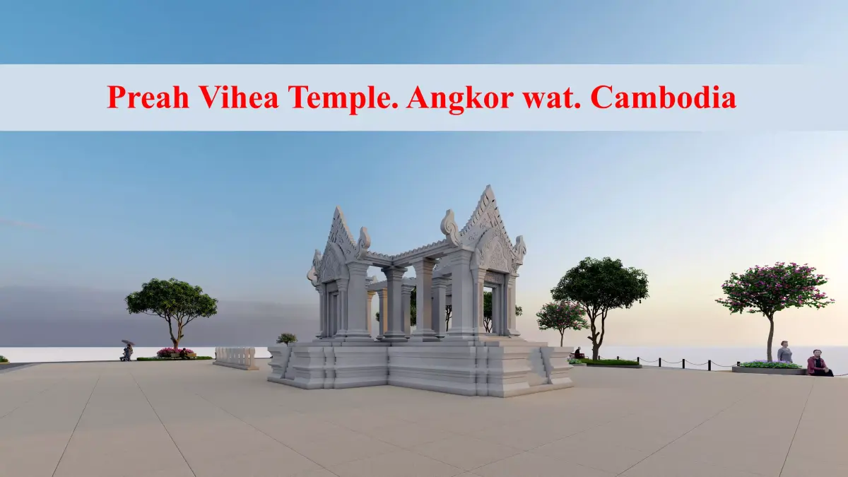 Angkor Wat - Peah Vihea Temple 3D model