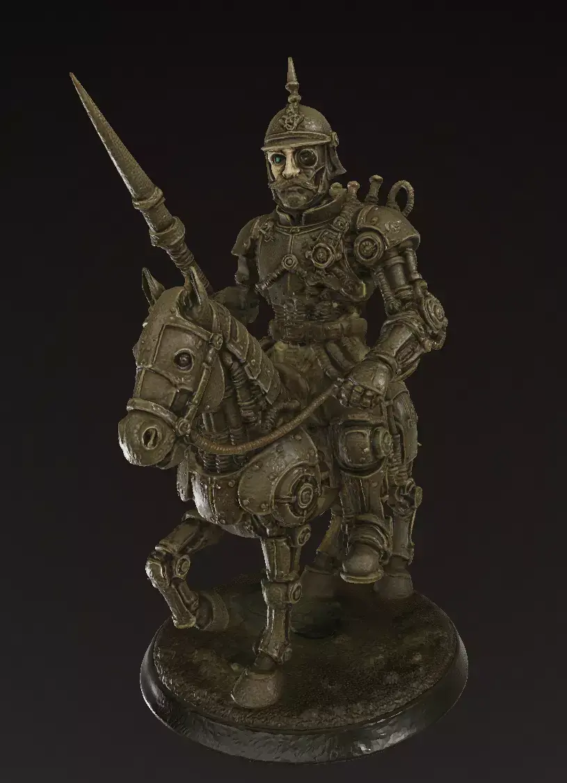 The Clockwork Hussar 3D model