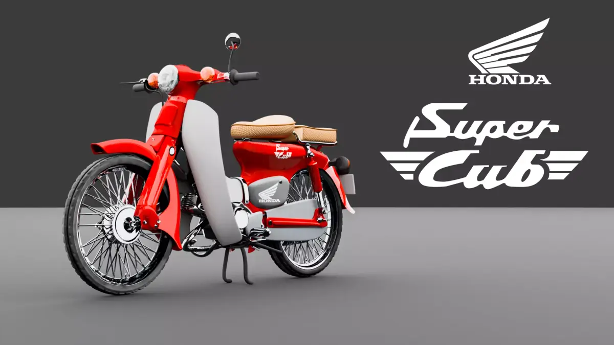 Honda Super Cub C100 3D model
