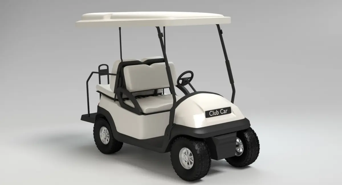 Golf Cart 3D model 3