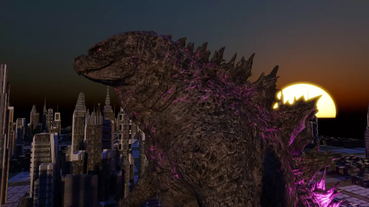 Godzilla 2024 3D model