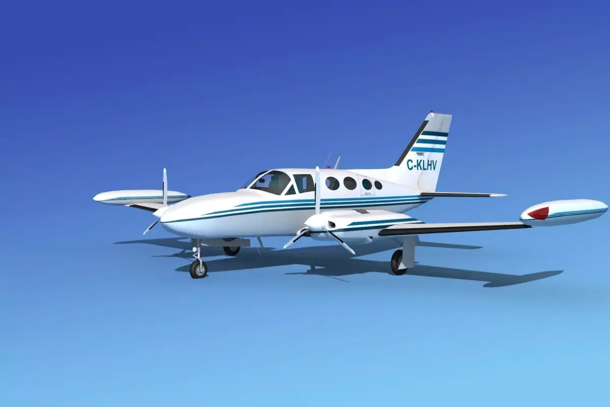Cessna 421 Golden Eagle V05 3D model