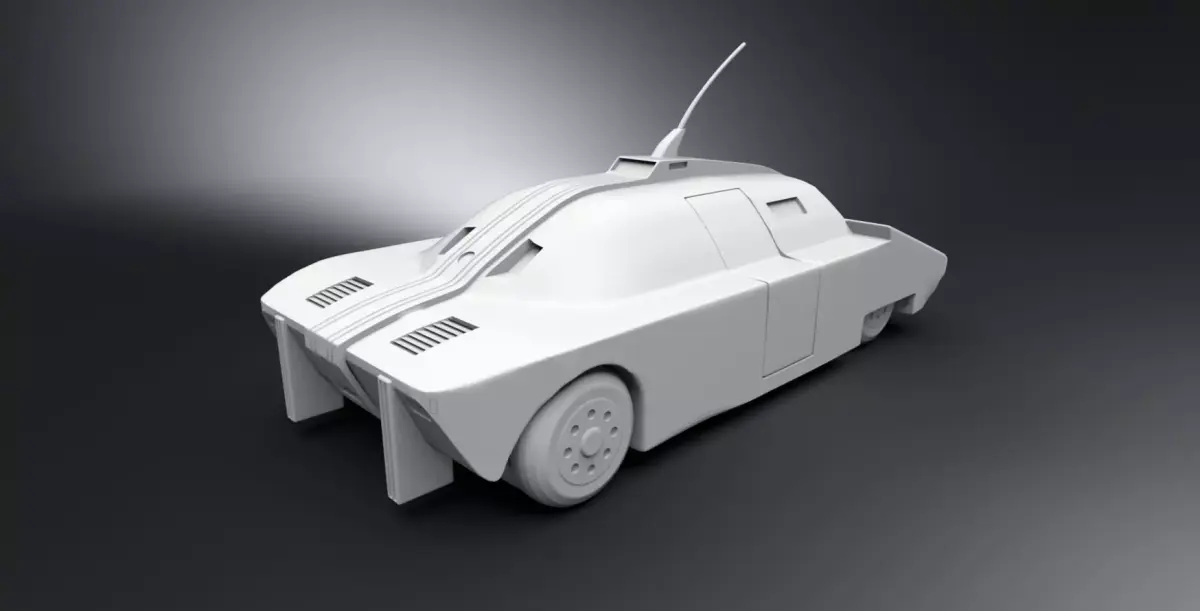 Maximum Security Vehicle scale model 3D print model