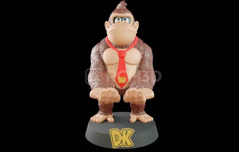 Donkey kong Bananza Multi part joystick holer  3D print model
