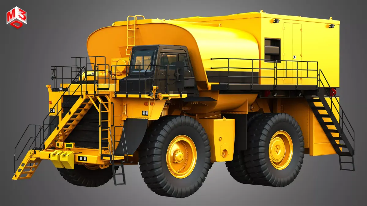 785D Fuel and Lube Truck 3D model