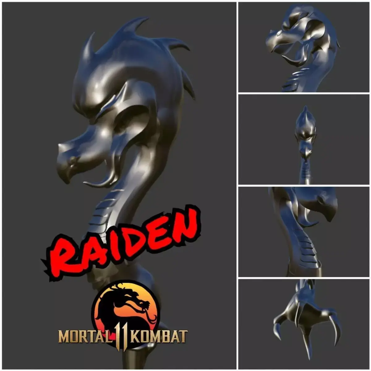 Raiden stuff from Mortal Kombat 11 3D print model