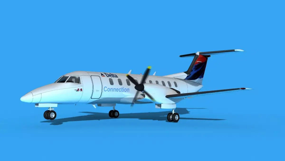 Embraer EMB120 Delta Connection 3D model