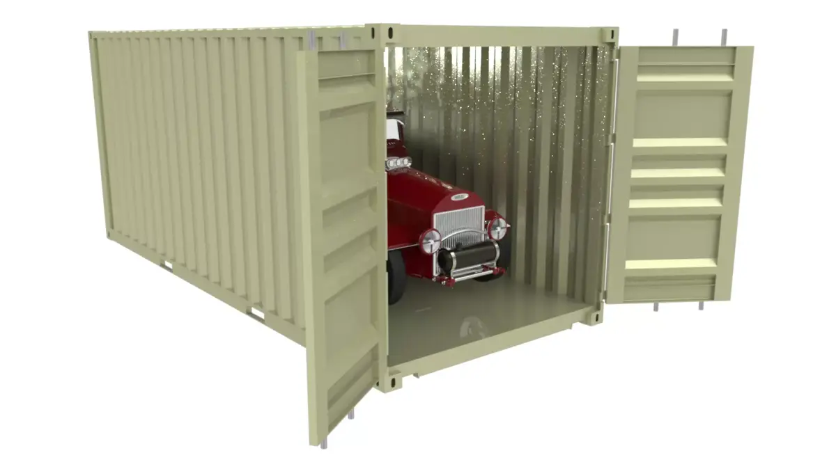 Quick hospital setup in Container 3D model