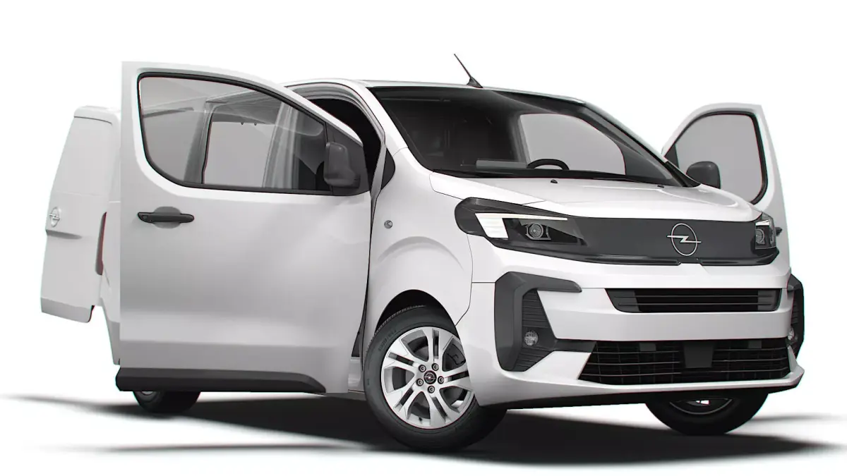Opel Vivaro Electric Van L1 HQ Interior 2024 3D model