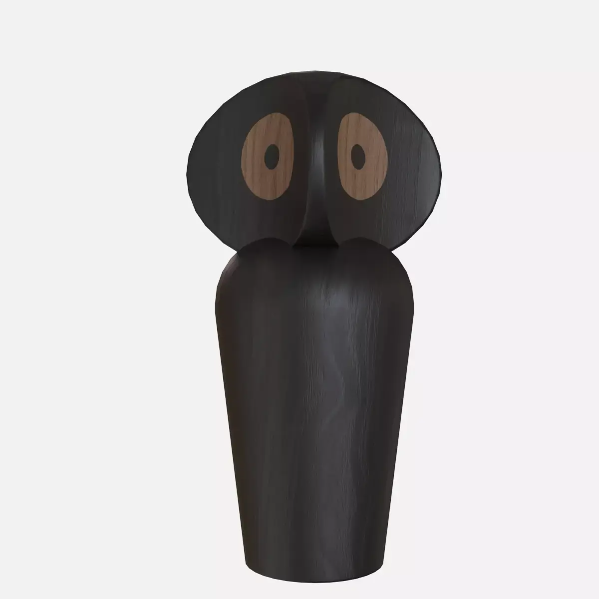Wood owl Low-poly 3D model