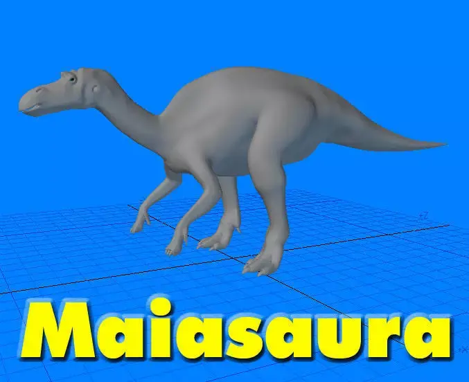 Maiasaura Dinosaur 3D model