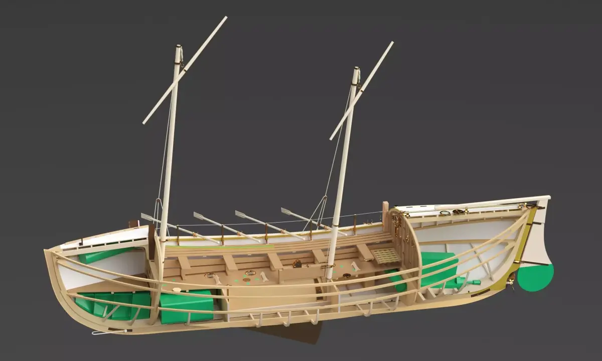 Lifeboat 3D model