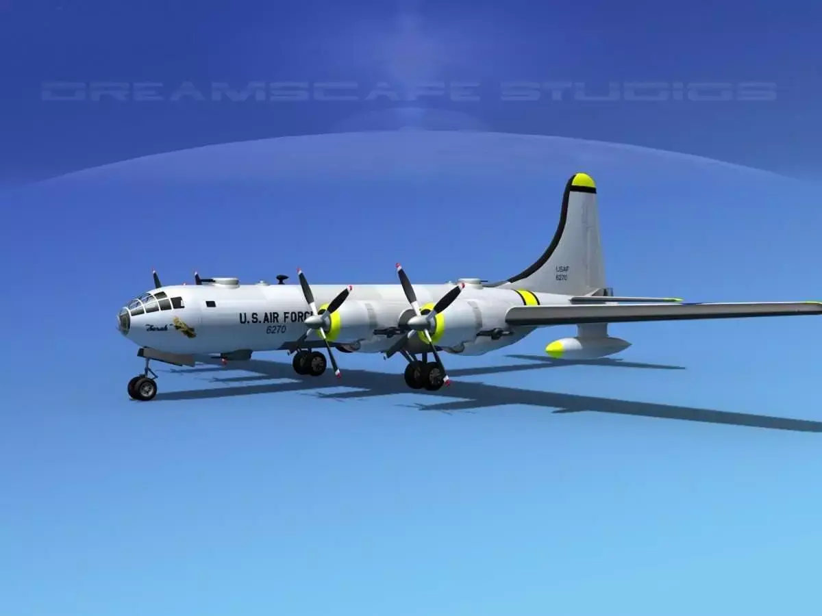 Boeing B-50 Superfortress V06 3D model