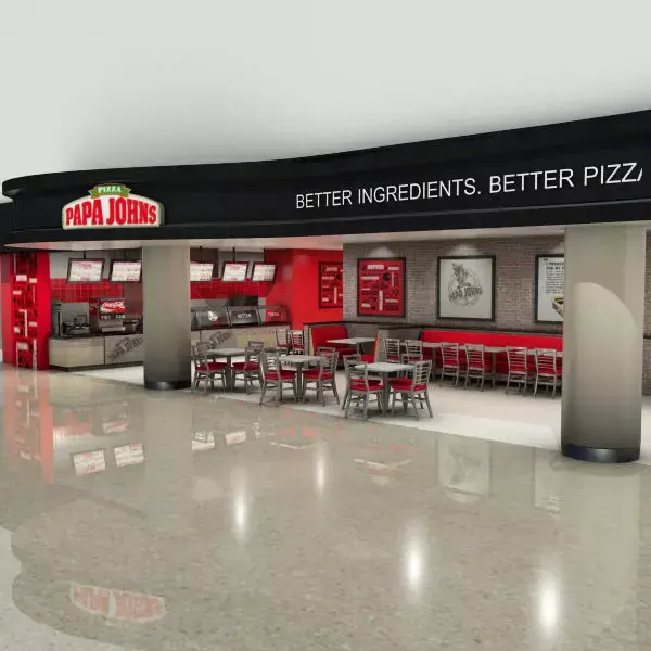 Papa Johns Restaurant 3D model