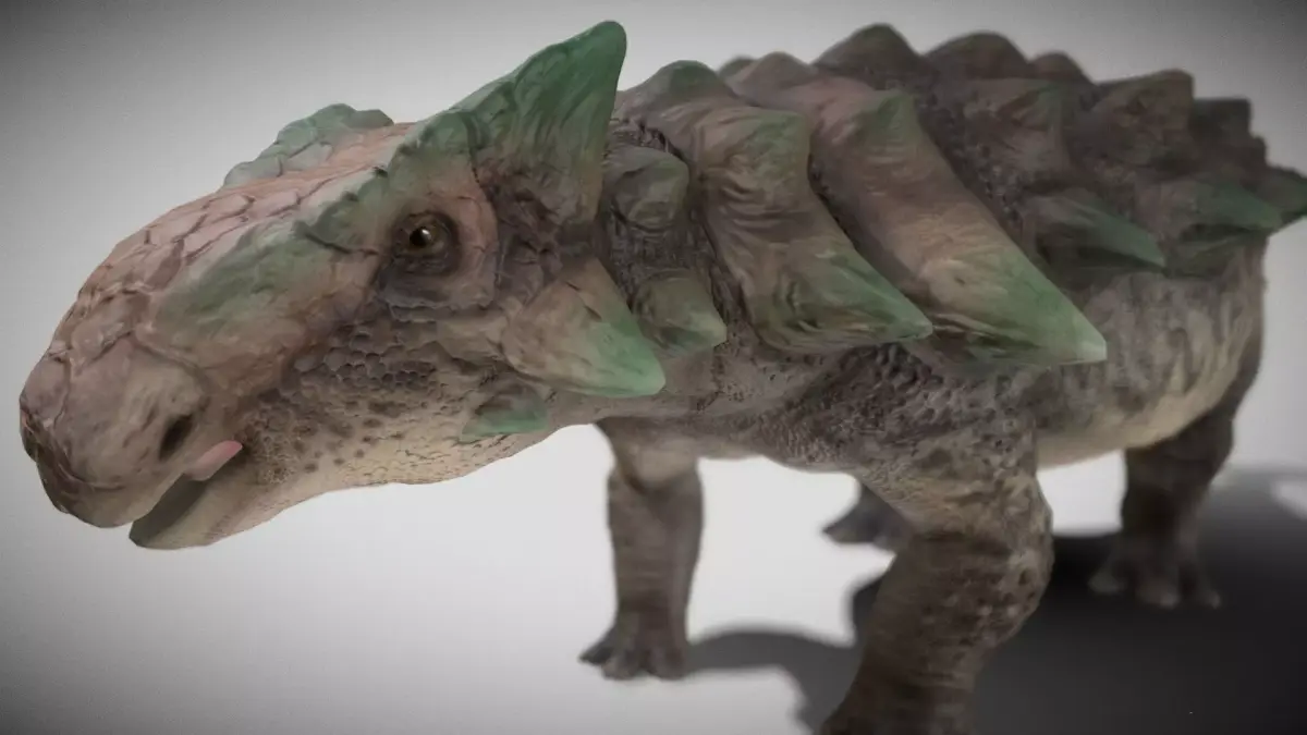 Ankylosaurus Low-poly 3D model