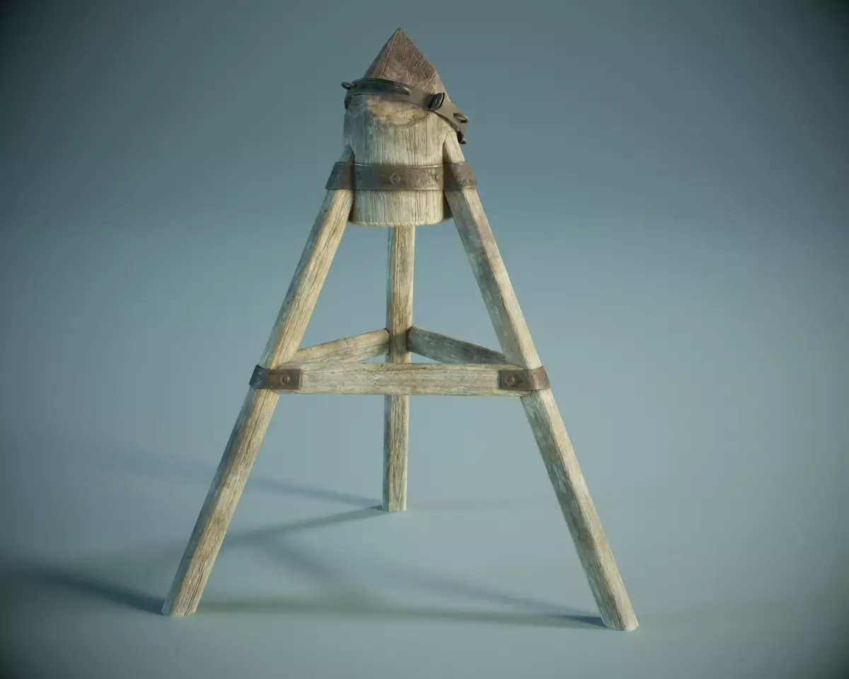 Judas Cradle PBR Low-poly 3D model