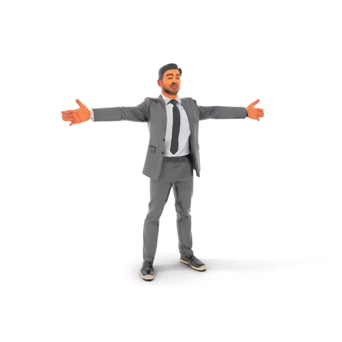 Business Suit Model Pack with PBR Textures Low-poly 3D model