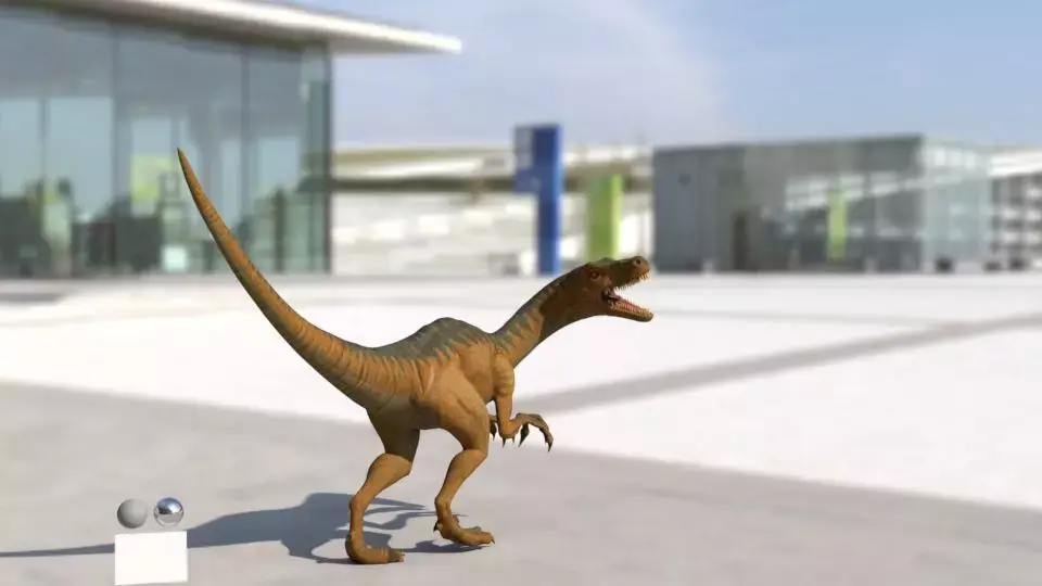 small dinosaur  Low-poly 3D model