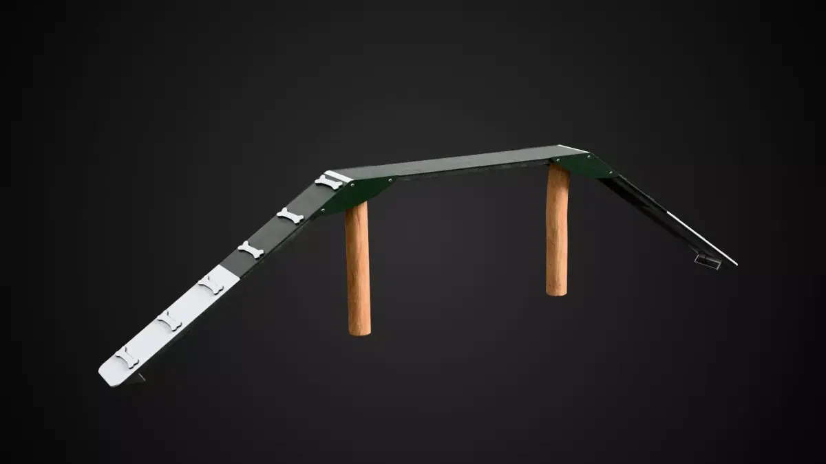 Dog Agility Bridge Low-poly 3D model