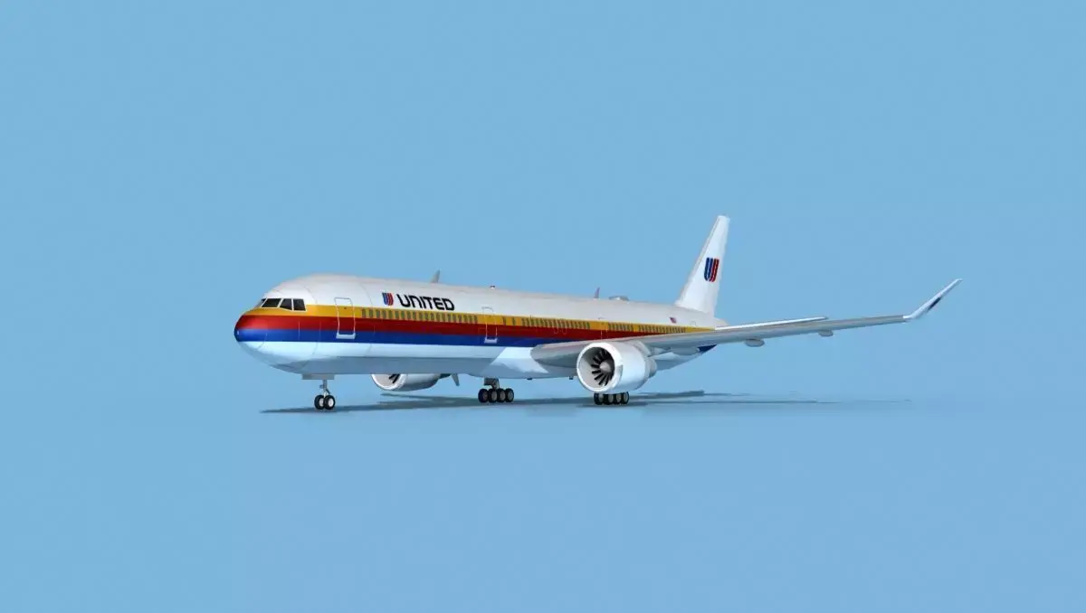 Boeing 767-400 United Airlines 1 3D model