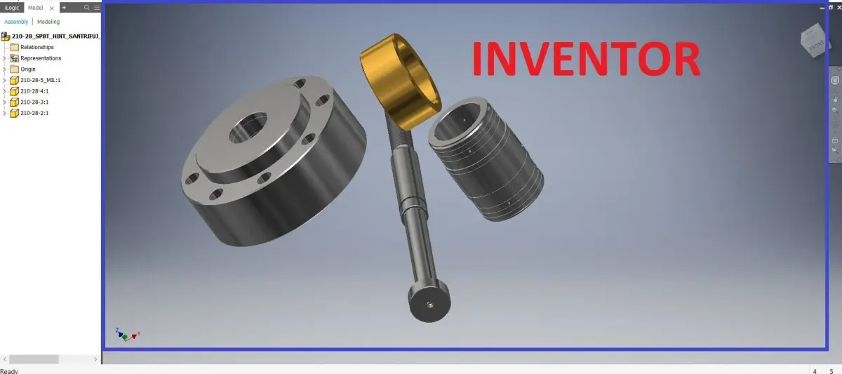 Hidrolic System Inventor 3D model