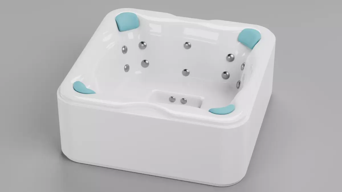 -Hot Tub- Low-poly 3D model