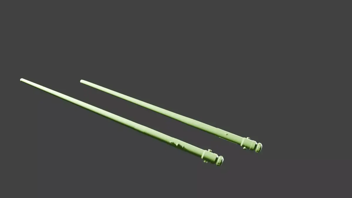 Young Space Knights Sabers 3D print model