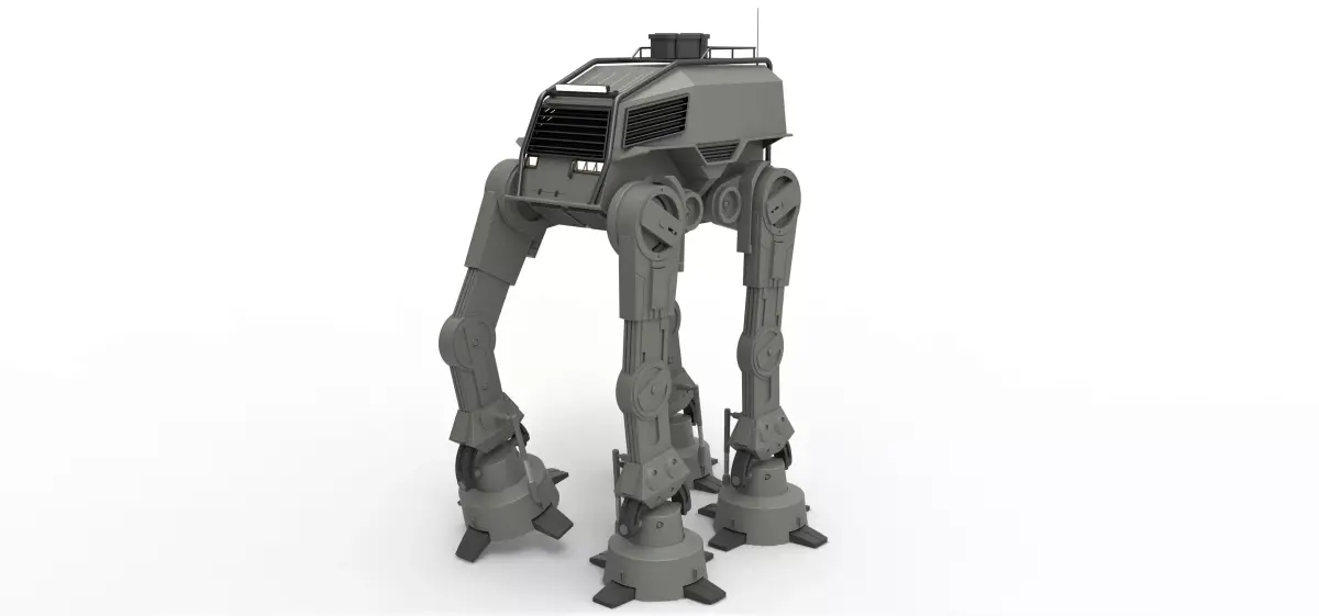 Concept walker for zombie apocalypses 2 3D model