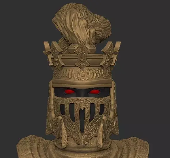 Lord Soth Mythic Legions Head 3D print model