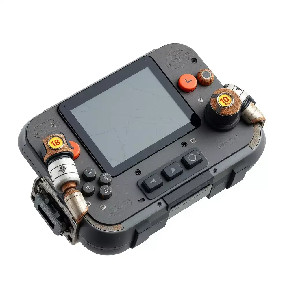 SciFi Worn Handheld Gaming Device Low-poly 3D model