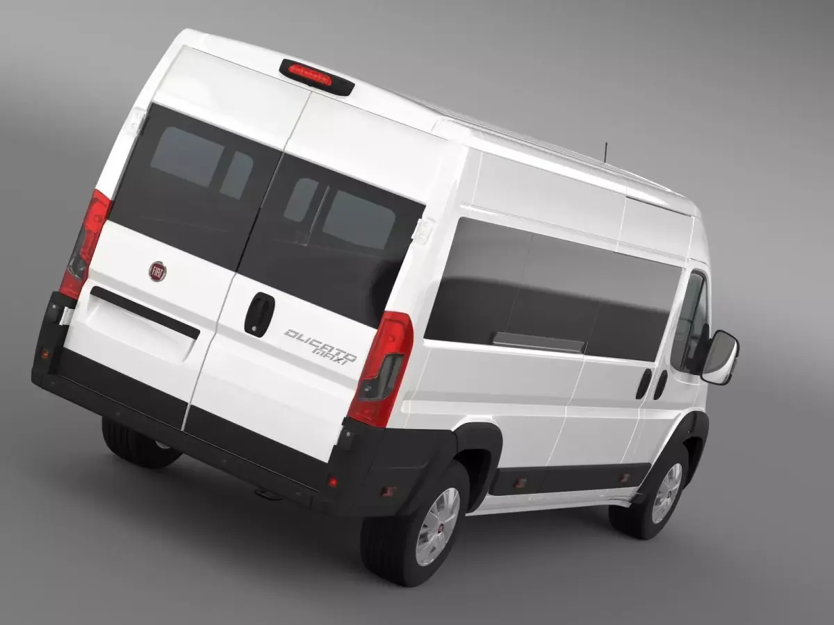 Fiat Ducato Maxi Minibus 2015 3D model
