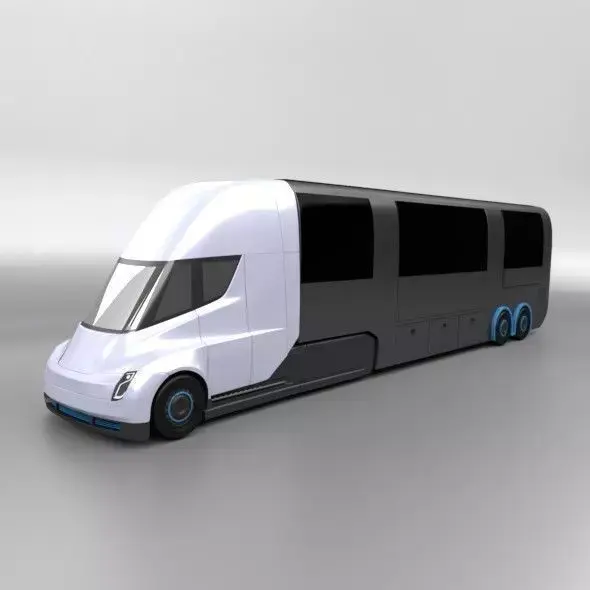 Tesla electric RV truck   3D model