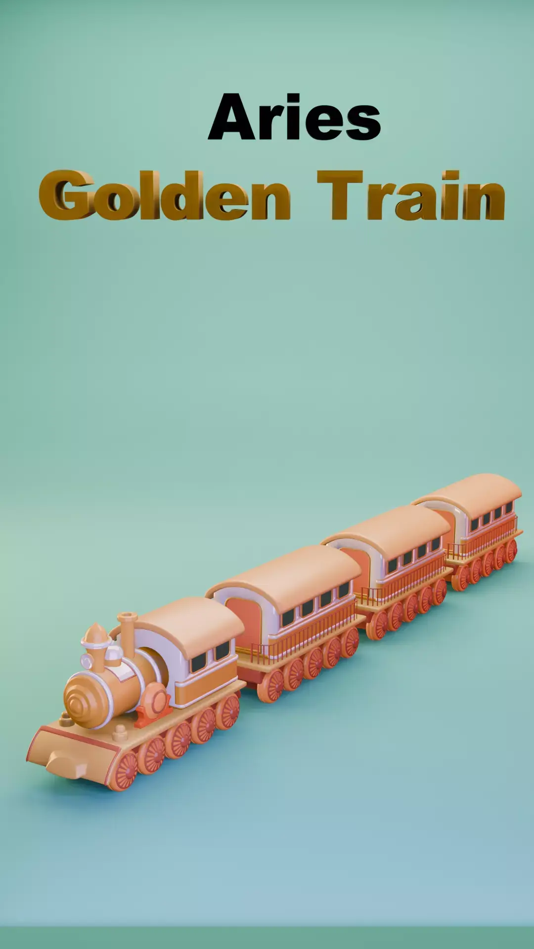 Golden Train LIMITFREE  - 2 Days 3D model