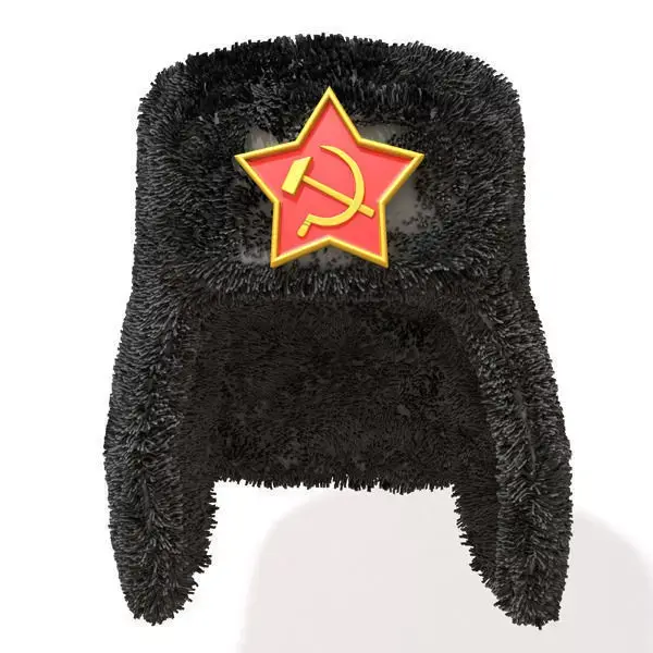 Russian Fur Hat 3D model
