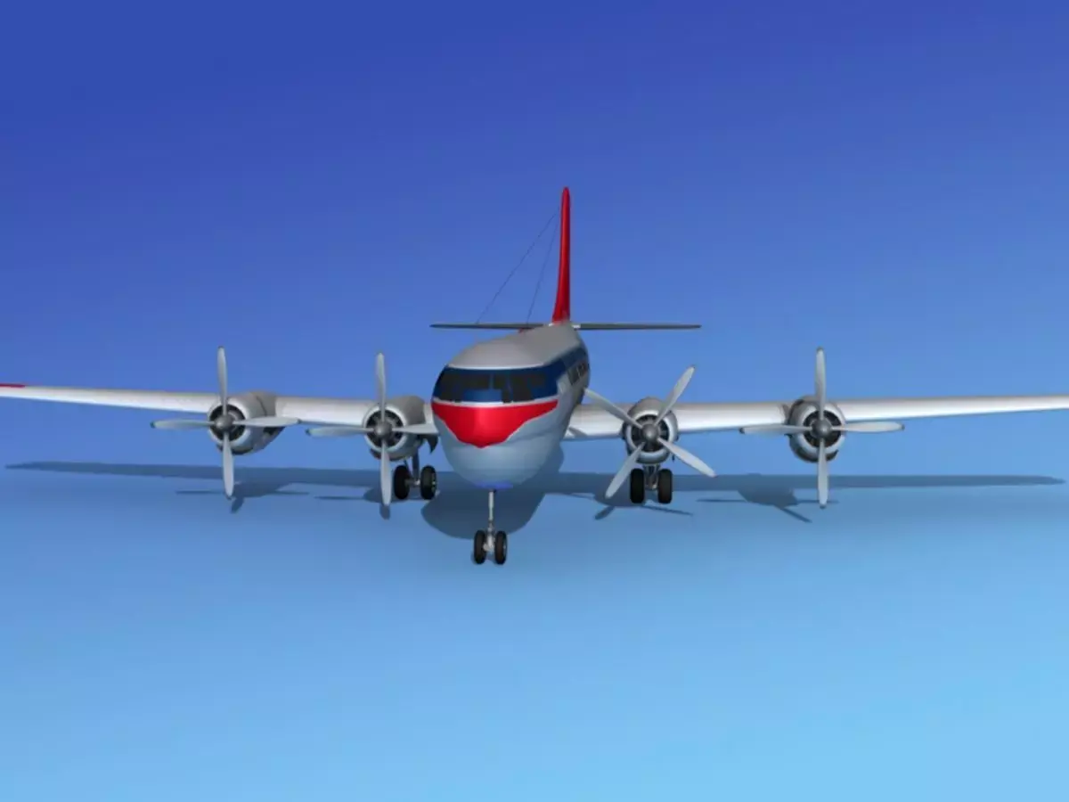 Boeing 377 Northwest Airlines 2 3D model