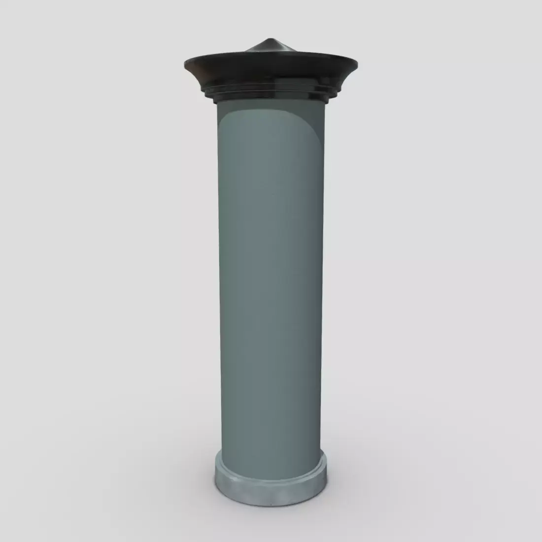 Advertising Column 3 Low-poly 3D model