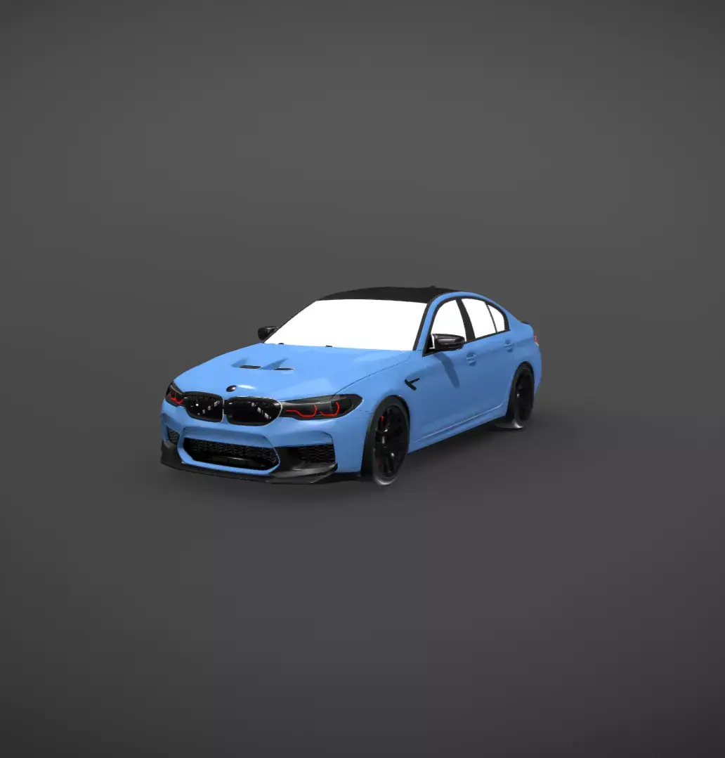 Sedan 5 series 3D print model