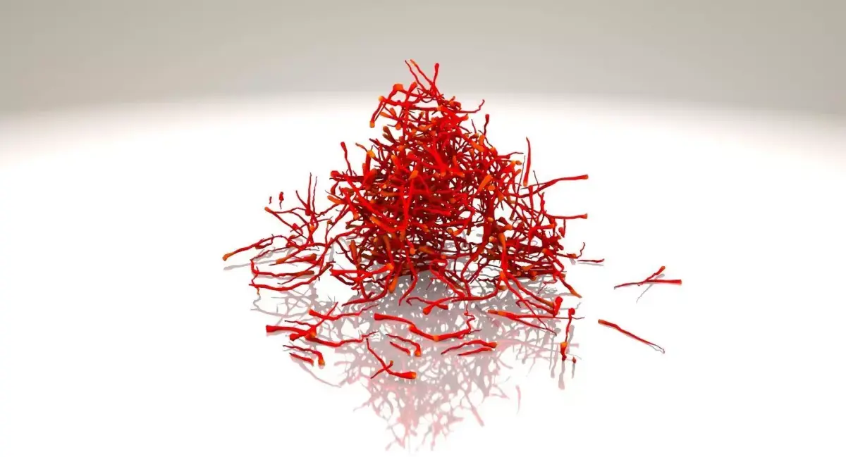 Saffron Stigma 3D model