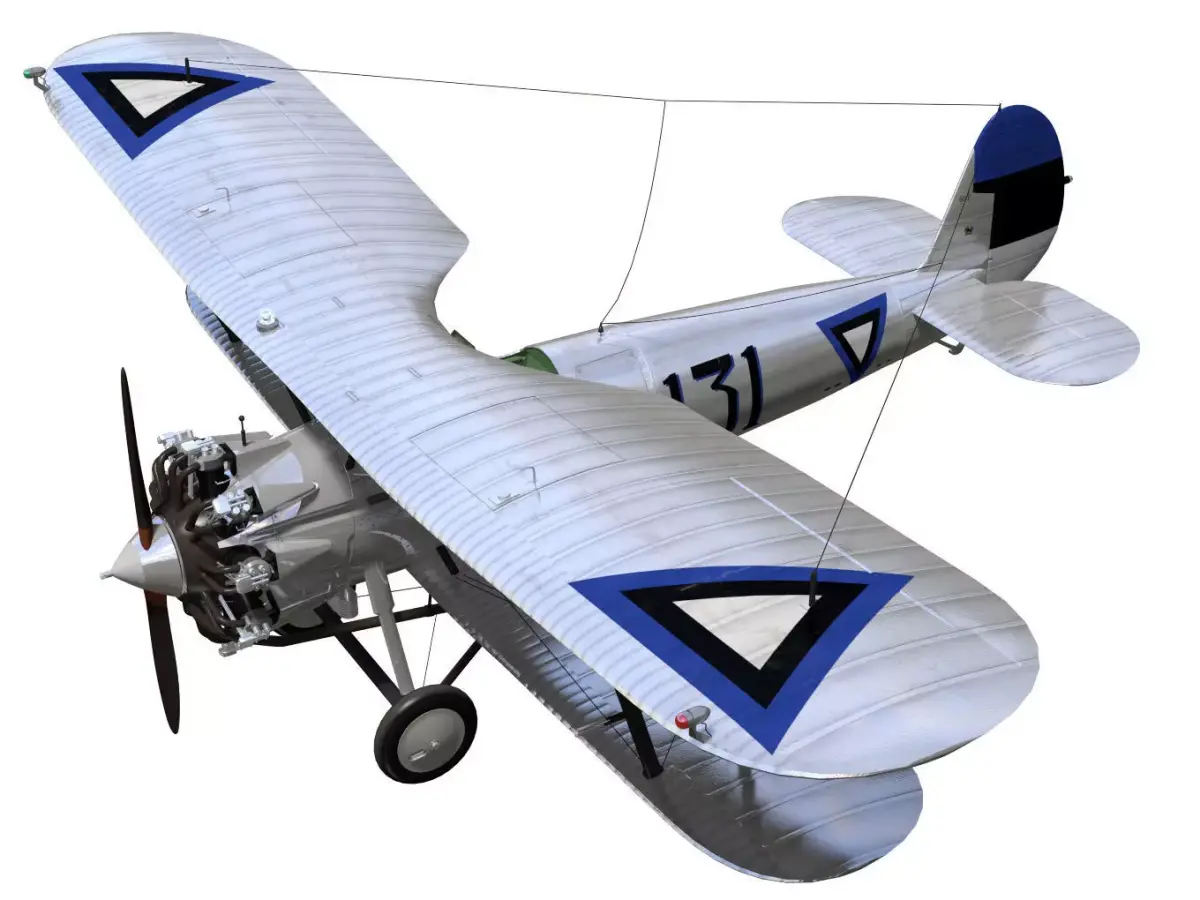 Bristol Bulldog Mk-II 3D model 2