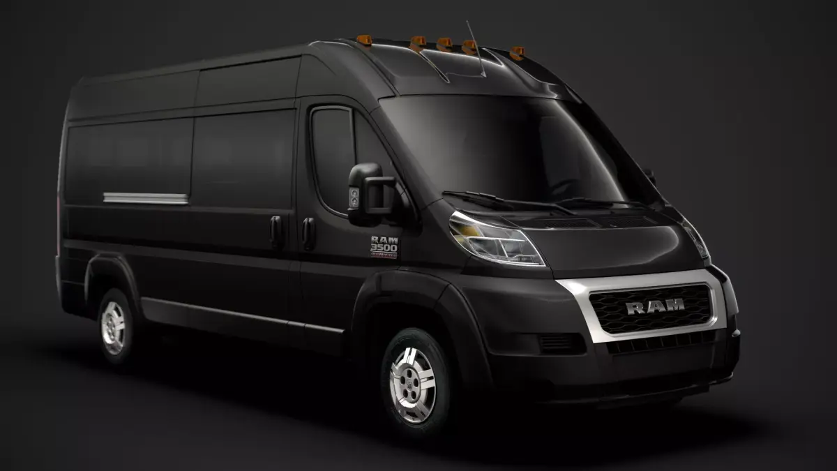 Ram Promaster Window Van 3500 HR 159WB EXT 2020 3D model