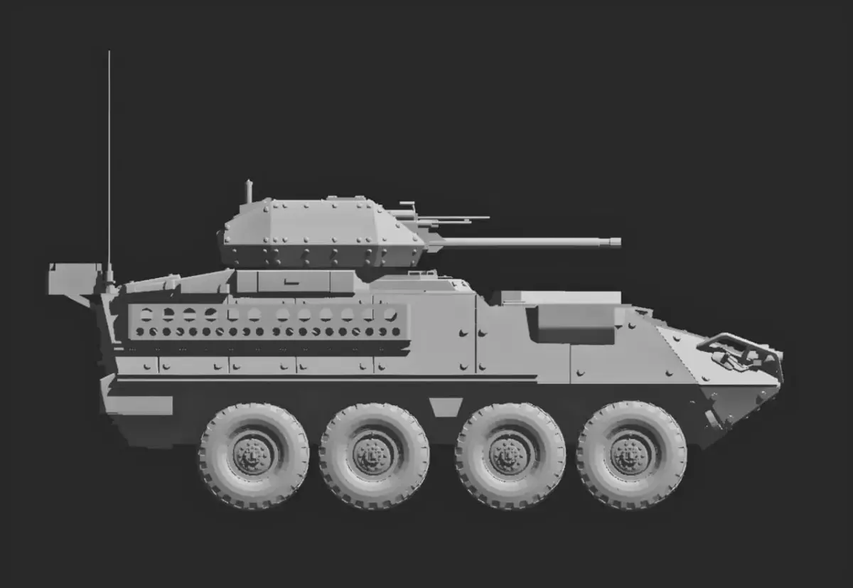 STRYKER DRAGOON 8X8 IFV  3D print model