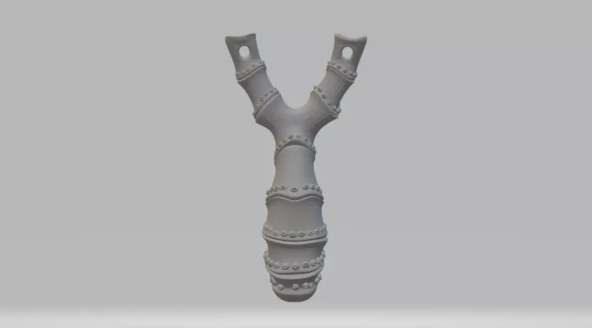 Bamboo Slingshot 3D Model 3D print model