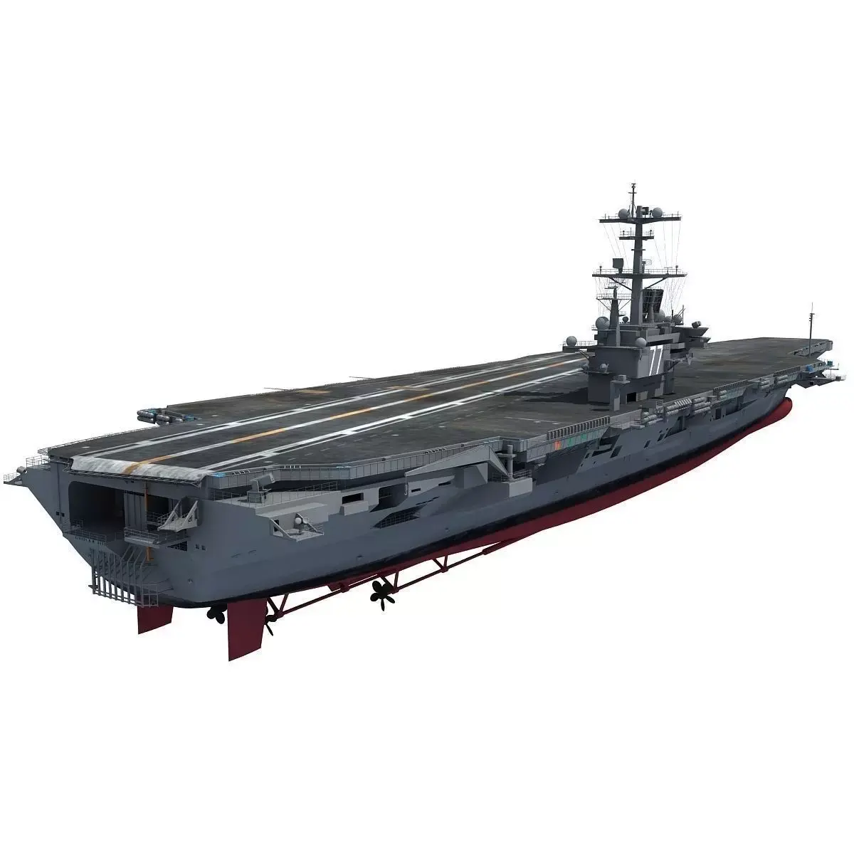 USS George H W Bush Aircraftcarrier CVN-77 3D model