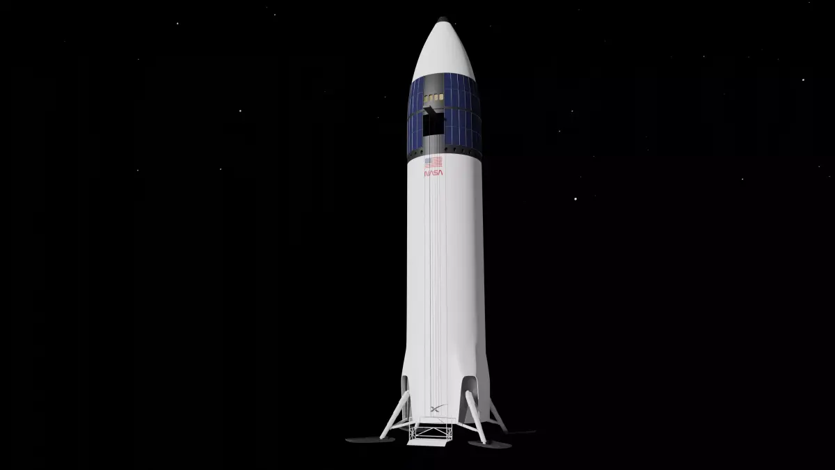 SpaceX Starship Moon Lander - Artemis 3 -  3D model