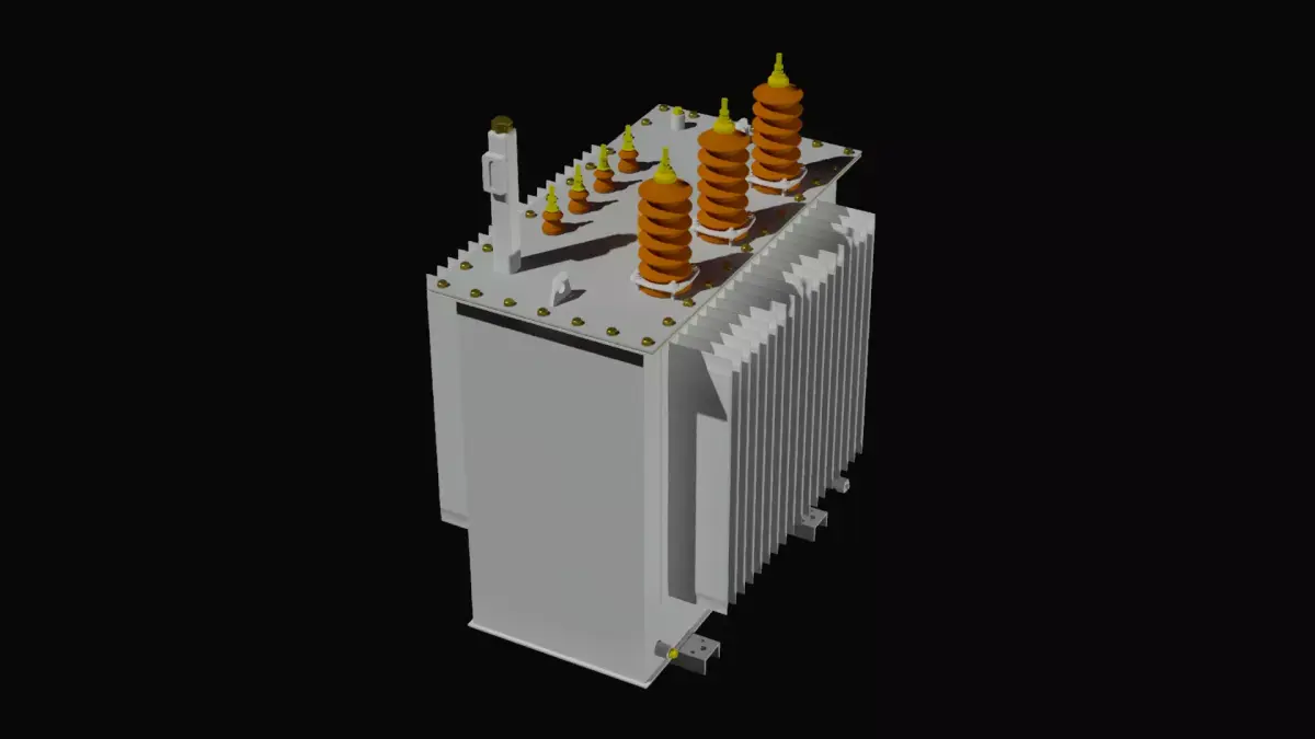 TRANSFORMER - Electrical Distribution Transformer 3D Model 3D model